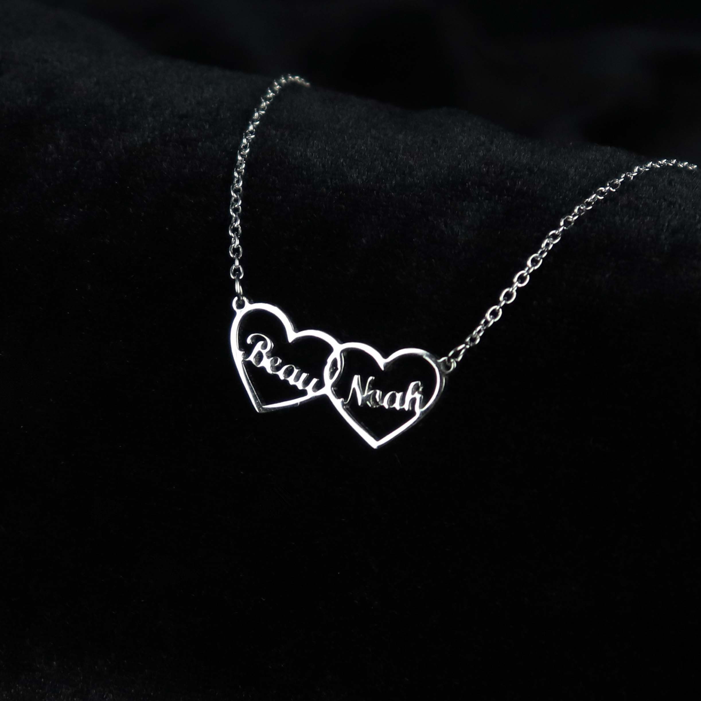Luxe Gepersonaliseerde Hartjesketting