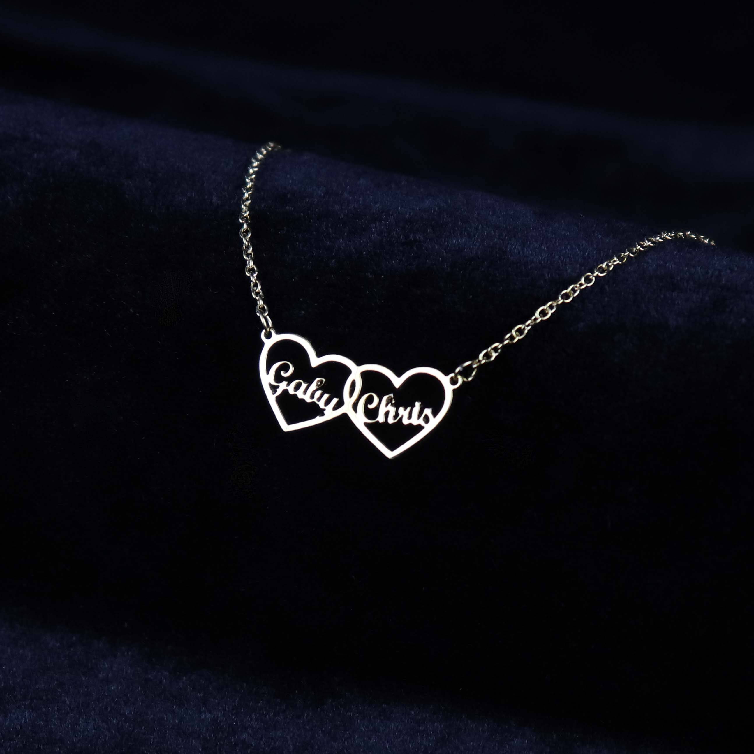 Luxe Gepersonaliseerde Hartjesketting