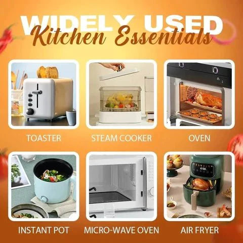 KitchenPro™ Herbruikbare Airfryer bakjes