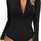 Zoey ™ | Zip up bodysuit