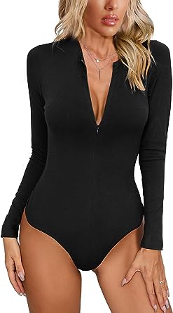 Zoey ™ | Zip up bodysuit