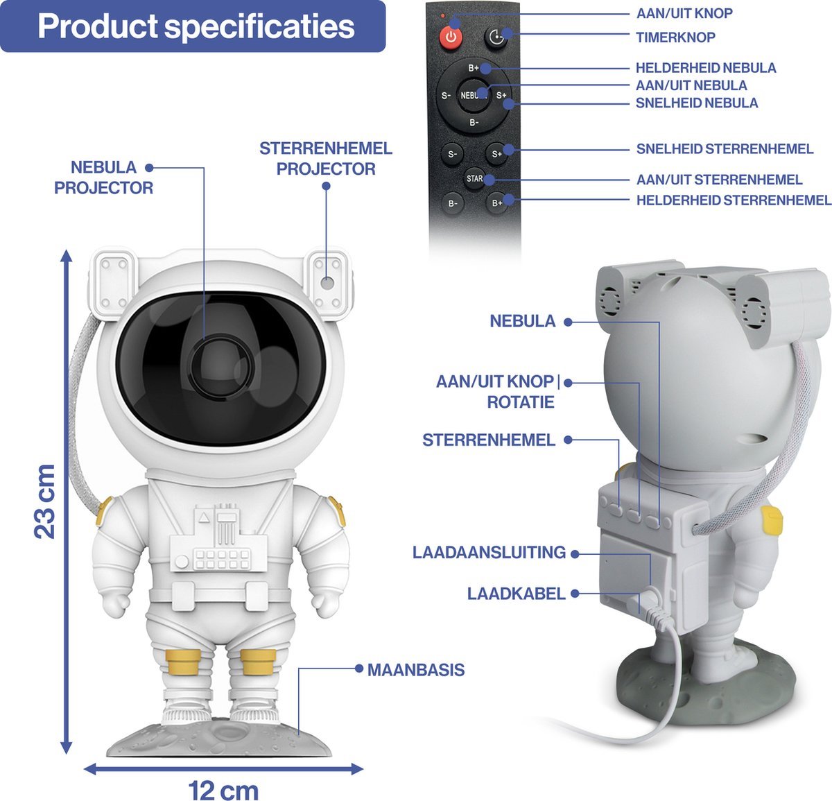 AstroBuddy™ Projector - Verander je omgeving in een unieke sterrenhemel