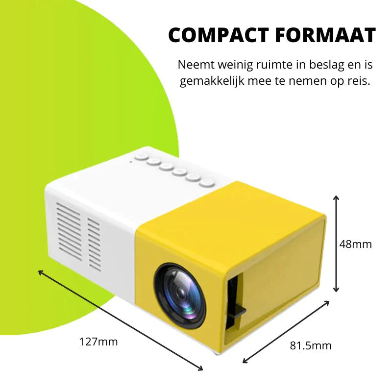 Cinehome™ Mini Projector - Creëer je eigen bioscoop